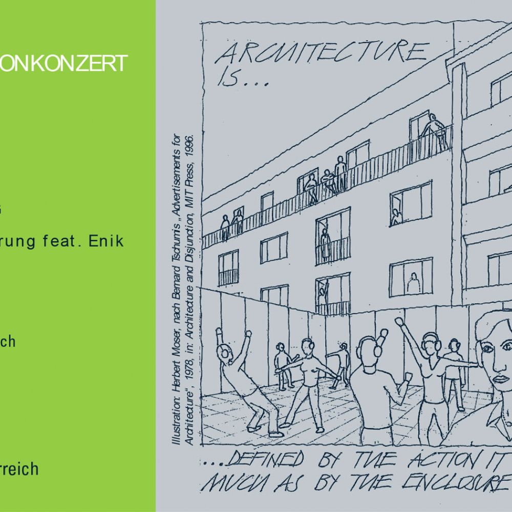 Flyer Vorderseite Architektur