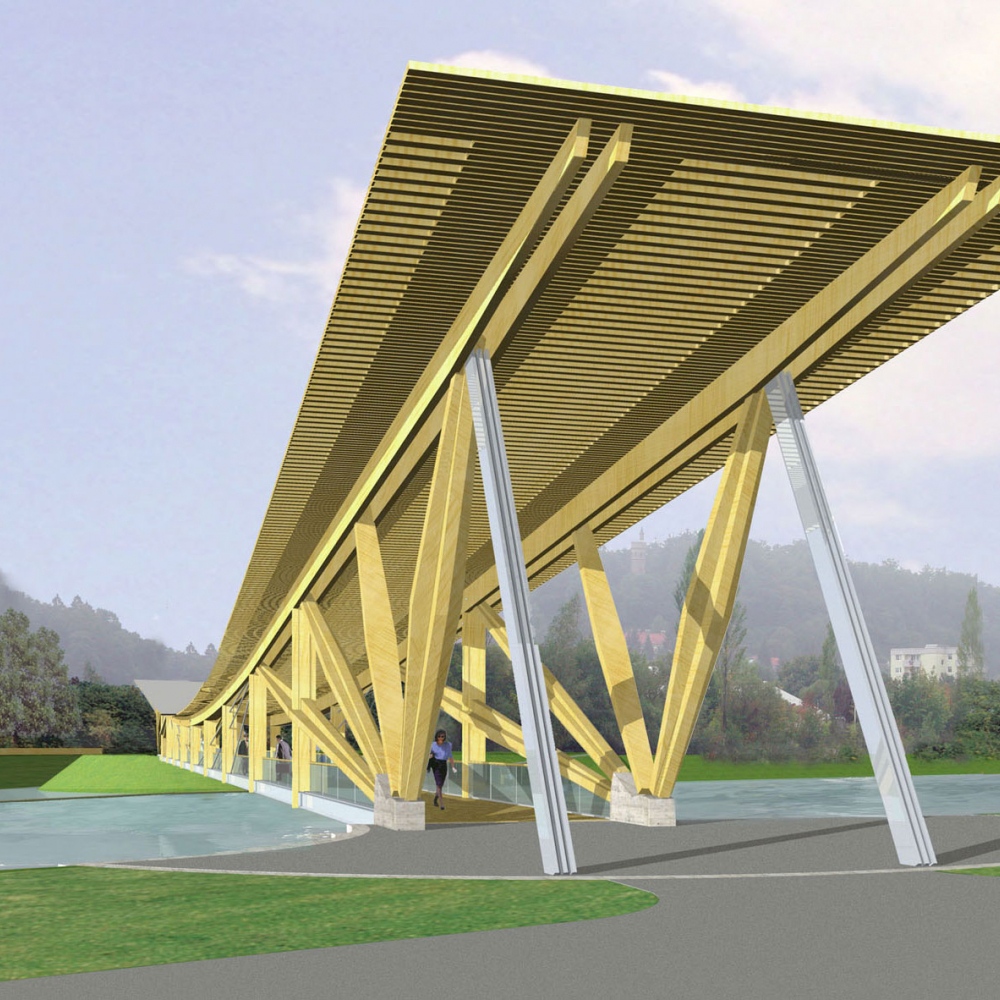 Br&uuml;ckenzugang Welser Ufer